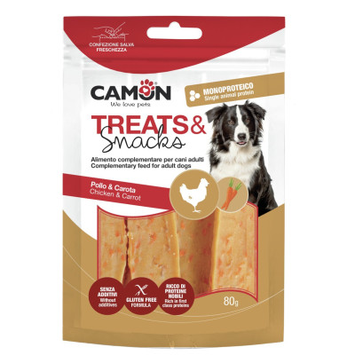 Treats & Snacks Dog - filé s kuracím a mrkvou 80g