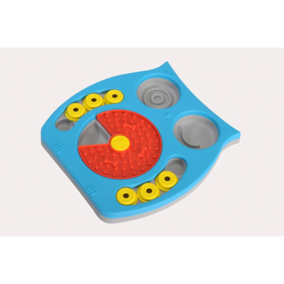 Interaktívna hračka pre psov Genius – dávkovač maškŕt v tvare sovy