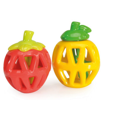 Hračka pre psa - TPR  jahoda a jablko