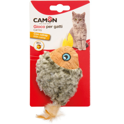 Hračka pre mačky - plyšové zvieratká so zvončekmi a mätou