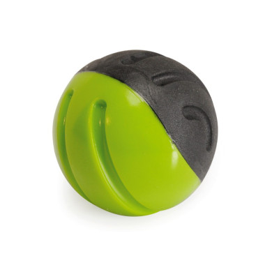 Hračka pre psa - dvojfarebná TPR loptička s pískadlom