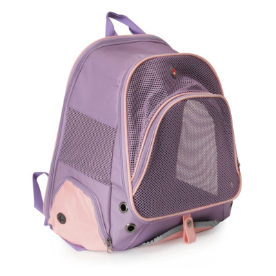 Dvojfarebný fialovo-ružový batoh