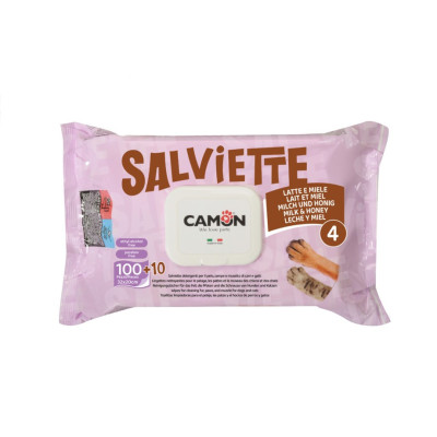 Čistiace obrúsky s mliekom a medom 110 ks