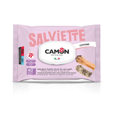 Čistiace utierky s vôňou bavlny pre šteniatka 40ks