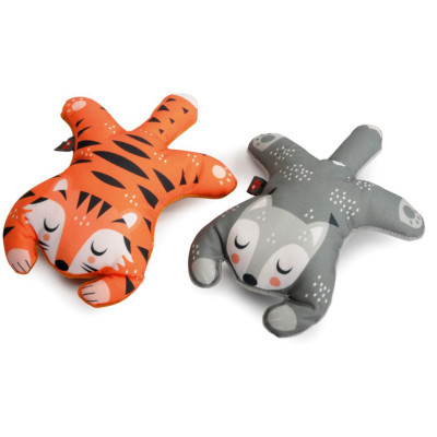 Hračka pre psa - polyesterové zvieratko s pískadlom