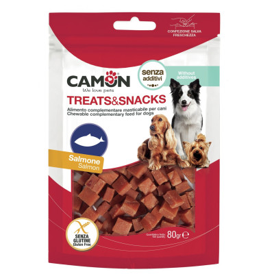 Treats&Snacks - kúsky z lososa a tresky 80g