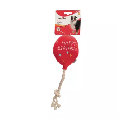 Happy Birthday balónik s lanovou vložkou a pískadlom