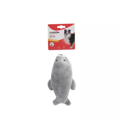 Plyšová hračka pre psov - Veľryba a tuleň s pískadlom