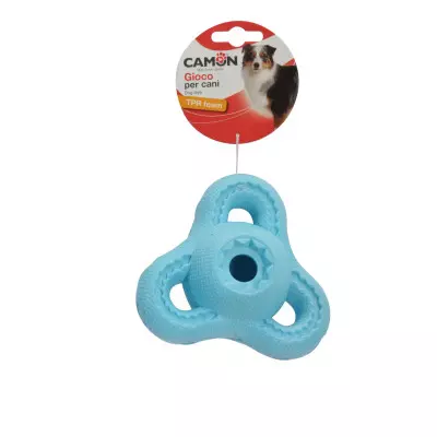 Hračka pre psa - TPR penová hračka v tvare lopty s 3 bodmi