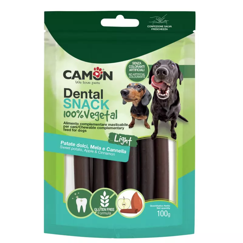 Dental Snack Dog - batátové trubičky s jablkom 100g