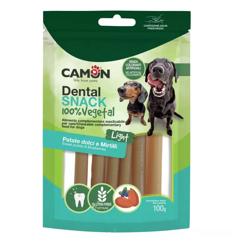Dental Snack Dog - batátové trubičky s čučoriedkami 100g