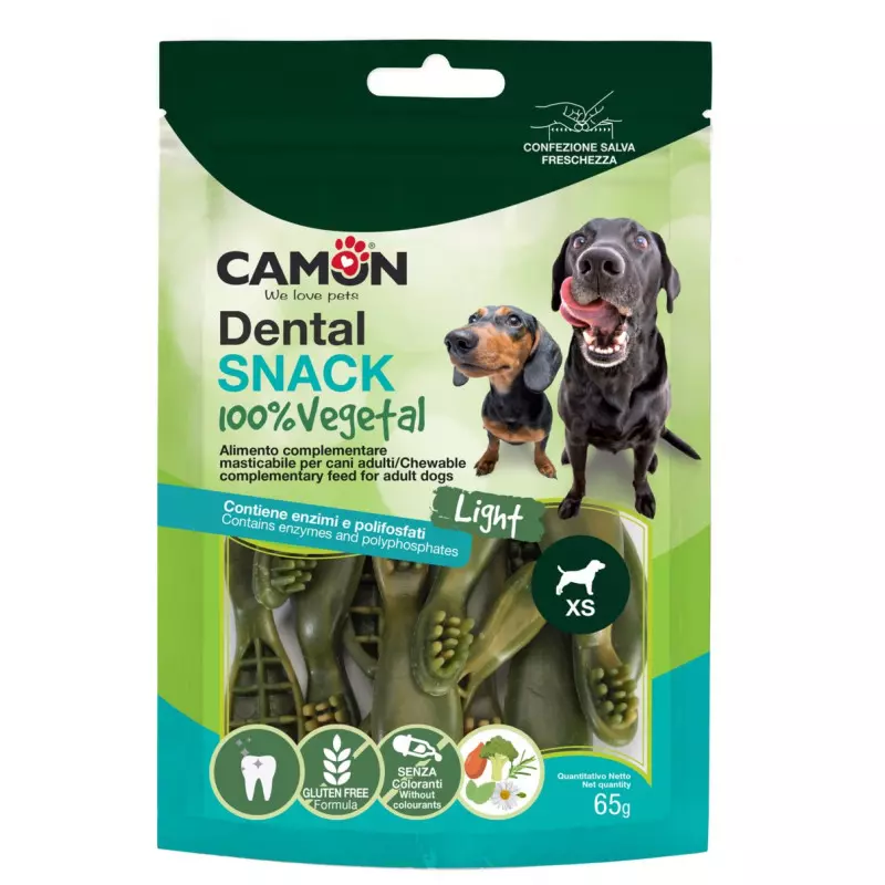Dental Snack Dog Light - zeleninové kefky 65g