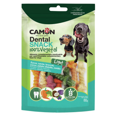 Dentálny snack Light v tvare bavlny 80g